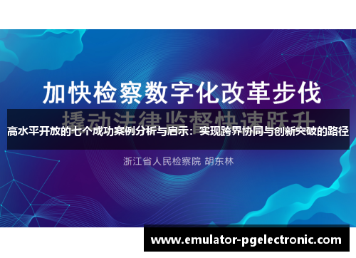 高水平开放的七个成功案例分析与启示：实现跨界协同与创新突破的路径